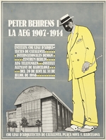 Unbekannter Künstler - Peter Behrens und AEG 1907-1914 (Plakat)