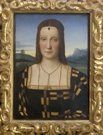 Raffael (Raffaello Sanzio da Urbino) - Porträt von Elisabetta Gonzaga (1471-1526)