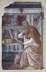 Botticelli, Sandro - Der heilige Augustin im Gehäus