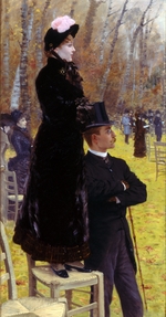 De Nittis, Giuseppe - Bei den Pferderennen in Auteuil