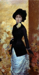 De Nittis, Giuseppe - Bildnis einer Frau