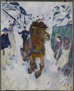 Munch, Edvard - Das galoppierende Pferd