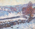 Guillaumin, Jean-Baptiste Armand - Verschneite Landschaft bei Crozant