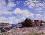 Sisley, Alfred - Der Loing in Saint-Mammès