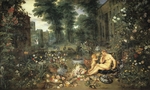 Brueghel, Jan, der Ältere - Allegorie des Geruchssinns