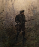 Pochitonow, Iwan Pawlowitsch - Jäger im Wald