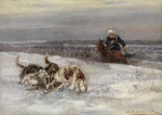 Woroschilow, Sergei Semjonowitsch - Jagdszene