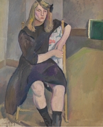 Pascin, Jules - Sitzendes Mädchen