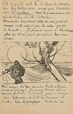 Gogh, Vincent, van -  Der Sämann, Brief an Theo aus Arles, um 25. November 1888