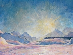 Giacometti, Giovanni - Wintersonne bei Maloja