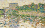 Seurat, Georges Pierre - Die Seine in Courbevoie