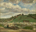 Gogh, Vincent, van - Hügel von Montmartre mit Steinbruch
