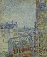 Gogh, Vincent, van - Blick auf Paris aus Theos Zimmer in der Rue Lepic