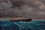 Unbekannter Künstler - Die kaiserliche Yacht Standart