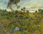 Gogh, Vincent, van - Sonnenuntergang bei Montmajour