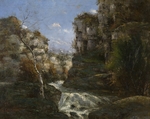 Courbet, Gustave - Die Felsen bei Ornans