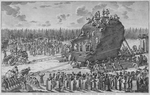 Schley, Jakob van der - Der Transport von Donnerstein in Anwesenheit von Katharina II am 20. Januar 1770