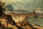 Cleve, Hendrik van, III. - Ideale Ansicht einer alten Hafenstadt