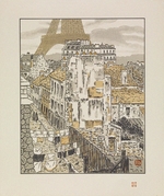 Rivière, Henri - Rue Beethoven (Aus Sechsunddreißig Ansichten des Eiffelturms)