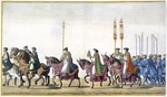 Hogenberg, Nicolas - Festzug in Bologna anlässlich der Krönung Karls V. Blatt 15-16