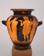 Antike Vasenmalerei, Attische Kunst - Stamnos. Attische Vasenmalerei