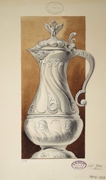Werkstatt von Carl Edvard Bolin - Entwurf einer Weinkanne. (Serie Mitgift der Großfürstin Maria Pawlowna)