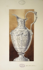 Werkstatt von Carl Edvard Bolin - Entwurf eines Wasserkrugs. (Serie Mitgift der Großfürstin Maria Pawlowna)