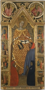 Giovanni del Biondo - Heilige Katharina mit Vita