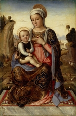 Unbekannter Künstler - Madonna mit dem Kind