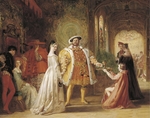 Maclise, Daniel - Erstes Treffen von Anne Boleyn und Heinrich VIII.