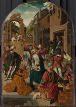 Cornelisz van Oostsanen, Jacob - Die Anbetung der Könige