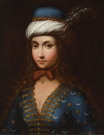 Unbekannter Künstler - Porträt von Lady Mary Wortley Montagu (1689-1762)