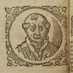 Unbekannter Künstler - Geoffrey von Monmouth (Aus: Prophetia Anglicana, Merlini Ambrosii Britanni)