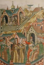 Unbekannter Künstler - Kirillo-Beloserski Kloster (Aus der Illustrierten Chronikhandschrift)