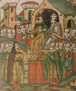 Unbekannter Künstler - Konzil von 1503 (Aus der Illustrierten Chronikhandschrift)