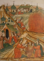 Unbekannter Künstler - Die Hinrichtung der Ketzer (Aus der Illustrierten Chronikhandschrift)
