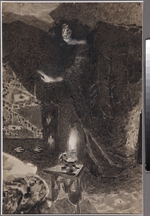 Wrubel, Michail Alexandrowitsch - Illustration zum Gedicht Der Dämon von Michail Lermontow