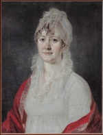 Unbekannter Künstler - Porträt von Jelisaweta Alexejewna Arsenjewa, geb. Stolypina (1773-1845)