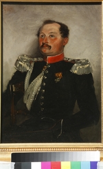 Gagarin, Grigori Grigoriewitsch - Porträt von Nikolai Petrowitsch Koljubakin (1811-1868)