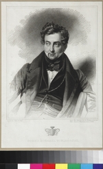 Wright, Thomas - Porträt von Graf Michail Jurjewitsch Wiljegorski (1788-1856)