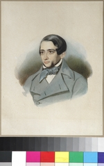 Unbekannter Künstler - Porträt von Andrei Alexandrowitsch Krajewski (1810-1889)