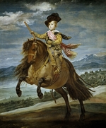 Velàzquez, Diego - Porträt von Prinz Balthasar Carlos zu Pferd