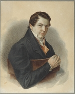 Bestuschew, Nikolai Alexandrowitsch - Porträt von Dekabrist Michail Naryschkin (1798-1863)