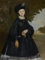 Manet, Édouard - Porträt von Madame Brunet