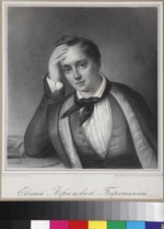 Chevalier, François Frédéric - Porträt von Jewgeni Abramowitsch Baratynski (1800-1844)