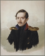 Klünder, Alexander Iwanowitsch - Porträt von Dichter Michail Jurjewitsch Lermontow (1814-1841)