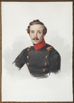 Klünder, Alexander Iwanowitsch - Porträt von Arist Fjodorowitsch von Gersdorff (1805-1883)