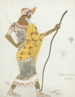 Bakst, Léon - Kostümentwurf zum Ballett Daphnis et Chloé von M. Ravel