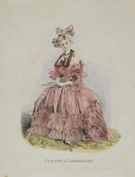 Gagarin, Grigori Grigoriewitsch - Porträt von Gräfin Dolly von Tiesenhausen (1804-1863)