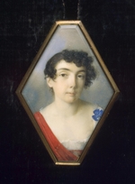 Unbekannter Künstler - Porträt von Anna Michajlowna Chitrowo, geb. Golenischtschewa-Kutusowa (1782-1846)